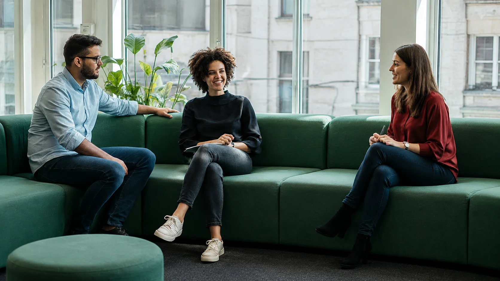 Discovery and strategy conversation ahead of a Bristol shoot