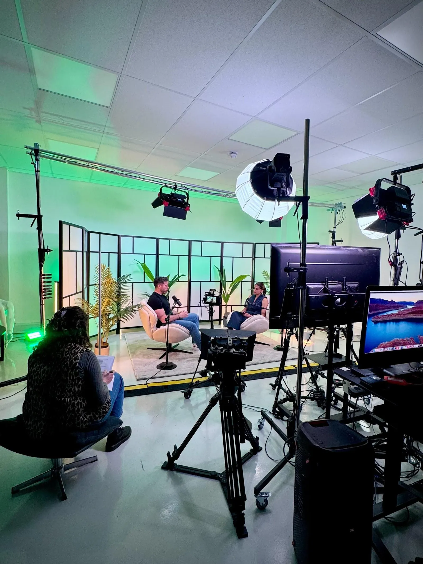 Behind the scenes