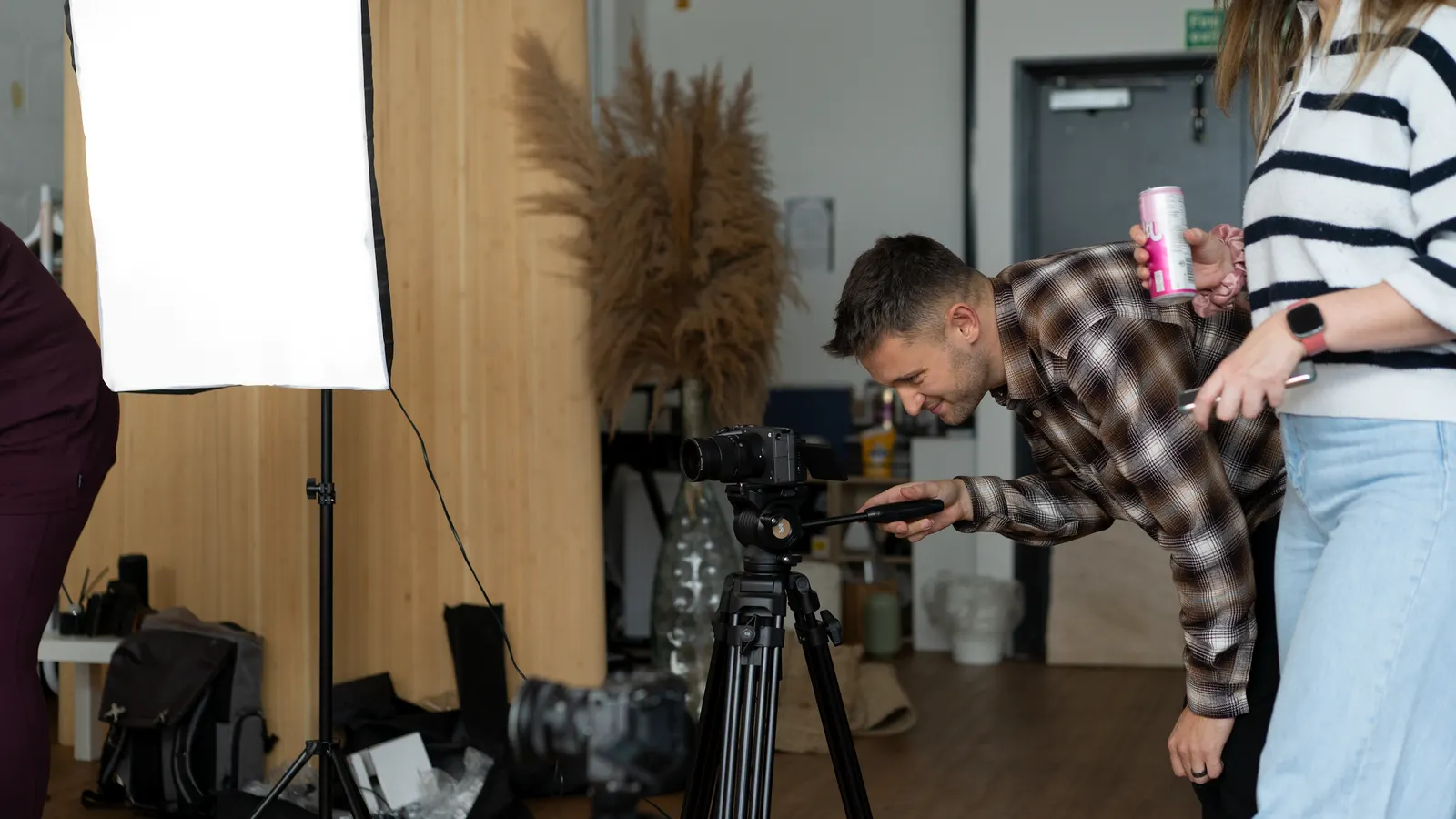 Behind the scenes