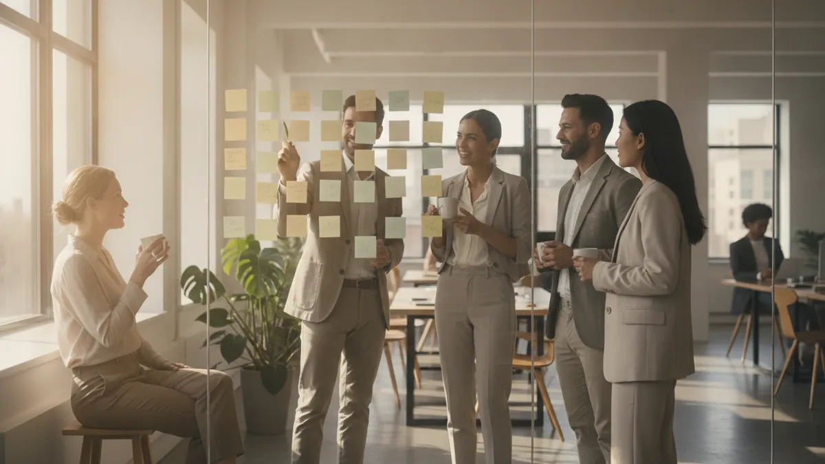 B2B demand generation strategy workshop with a marketing team