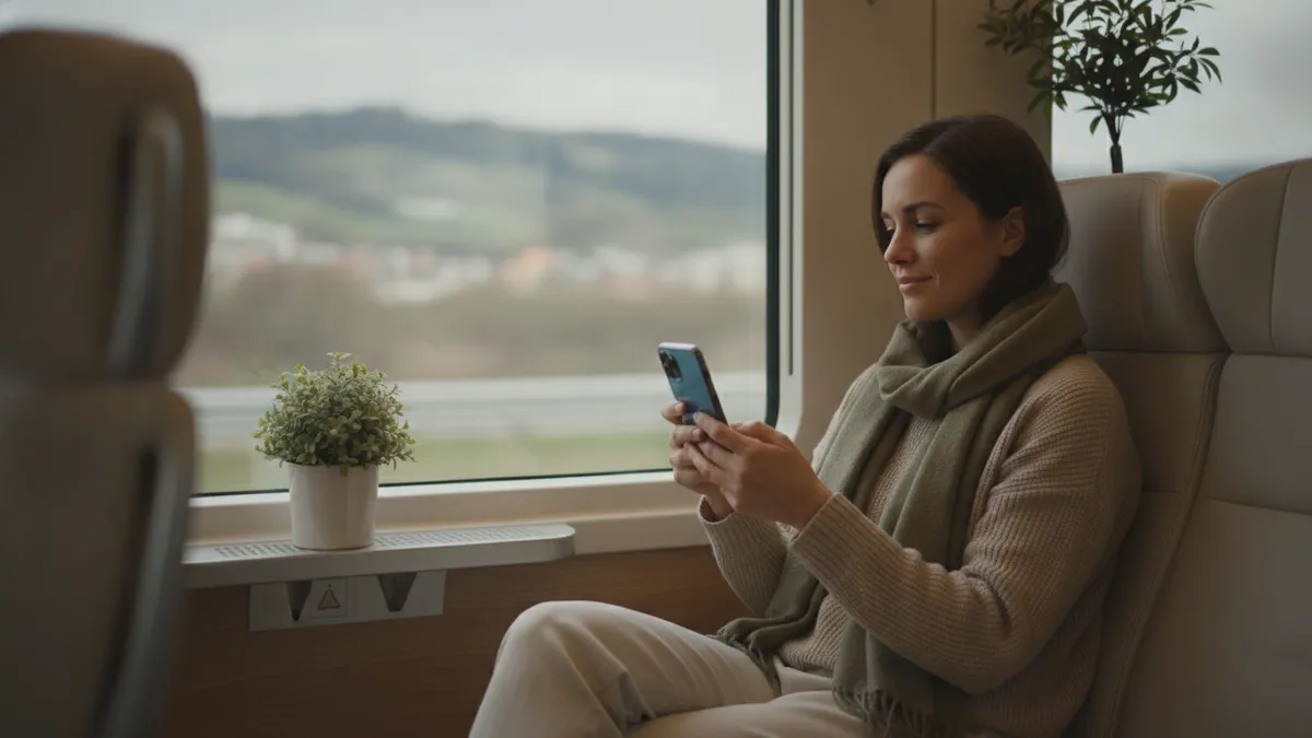 Viewer watching a video advert made by a video advertising agency on a phone