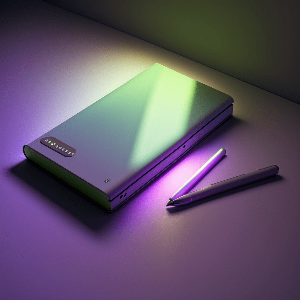 Electronic Diary along ball points